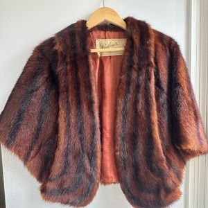 Vintage Fur Shawl, Pauline’s Furs. OS only.